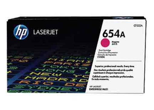 Imagen de Cartucho Tóner original HP 654A LaserJet Magenta