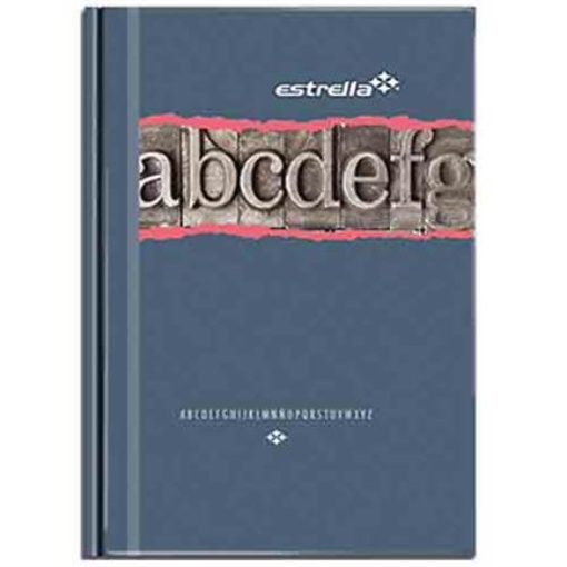 Imagen de LIBRO ESTRELLA 1/8 FRANCESA RAYA C/INDICE 96 HOJAS