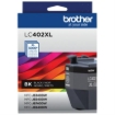 Imagen de Tinta Brother (F1GP) LC402XL Súper Alto Rendimiento Hasta 3000 Páginas Color Negro