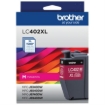 Imagen de Tinta Brother (F1GP) LC402XL Súper Alto Rendimiento Hasta 1500 Páginas Color Magenta