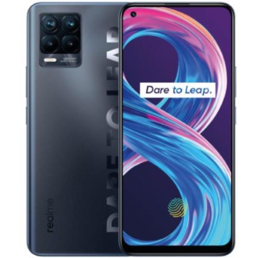 Imagen de Smartphone Realme 8 Pro 6.4" 128GB/8GB Cámara 108MP+8MP+2MP+2MP/16MP Snapdragon Android 11 Color Negro