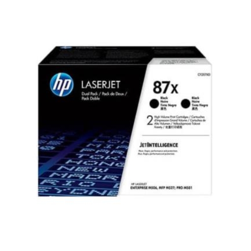 Imagen de TONER HP 87X NEGRO DUAL PACK