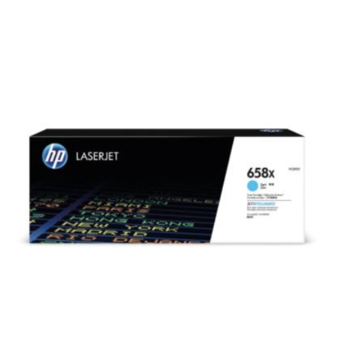 Imagen de Toner HP 658X Cian Original LaserJet Alto Rendimiento