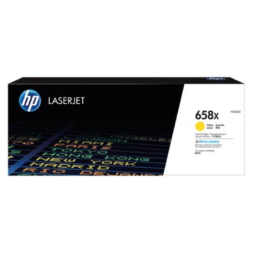 Imagen de Toner HP 658X Amarillo Original LaserJet Alto Rendimiento