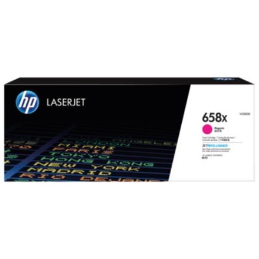 Imagen de Toner HP 658X Magenta Original LaserJet Alto Rendimiento