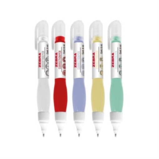 Imagen de Corrector Líquido Zebra Rollerball Tipo Pluma Contenido 6ml