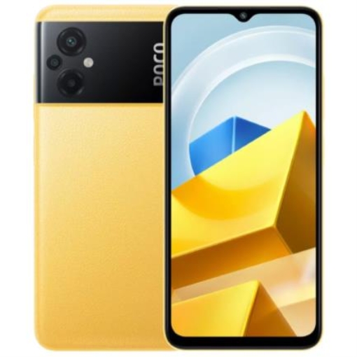 Imagen de Smartphone Xiaomi POCO M5 6.58" 128GB/4GB Cámara 50MP+2MP+2MP/5MP Mediatek Android 12 Color Amarillo