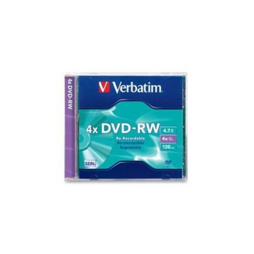 Imagen de DVD-RW VERBATIM 4.7GB DL+4X SINGLE J/C
