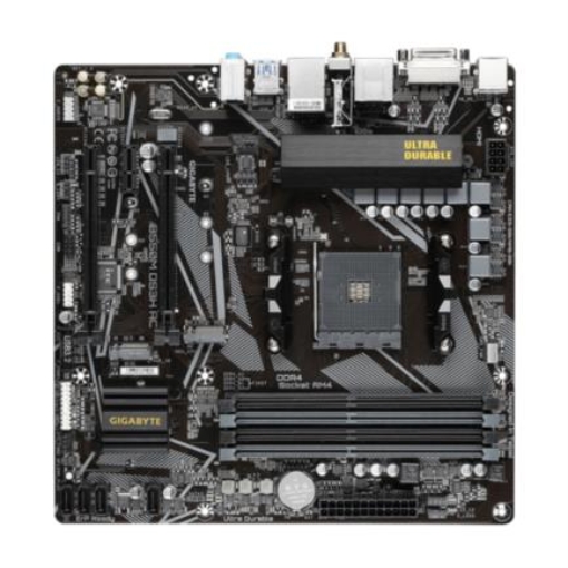 Imagen de Tarjeta Madre Gigabyte B550M DS3H AC 4xDDR4 128GB 4733Mhz PCIe 4.0 M.2 1xHDMI 1xDP S AM4 Ryzen 5th Gen mATX Wi-Fi BT