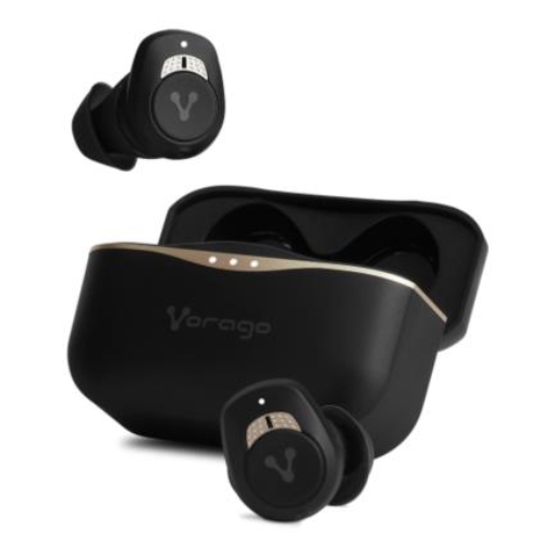 Imagen de Audífonos Vorago ESB-600-ANC Bluetooth TWS IPX5 Touch Cancelación de Activa de Ruido Estuche de Carga Color Negro