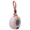 Imagen de Bocina Perfect Choice Handy Portátil Inalámbrica Batería Recargable Luz RGB Color Rosa