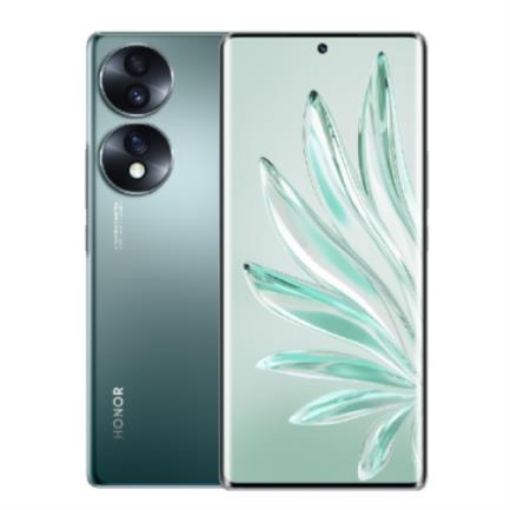 Imagen de Smartphone Honor 70 5G 6.67" 256GB/8GB Cámara 54MP+50MP+2MP/32MP Qualcomm Android 12 Color Verde Esmeralda