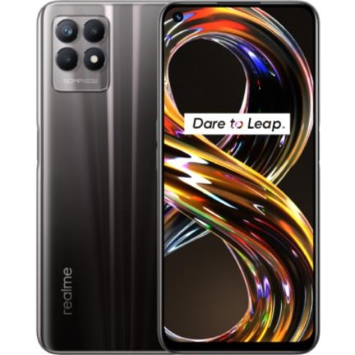 Imagen de Smartphone Realme 8i 6.6" 128GB/6GB Cámara 50MP+2MP+2MP/16MP Helio Android 11 Color Negro