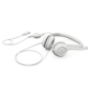 Imagen de Audífonos Logitech USB H390 para Computadora con Audio Dígital Mejorado Control en Cable Color Blanco Crudo