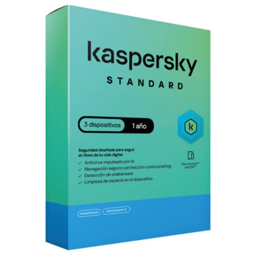 Imagen de Licencia Antivirus Kaspersky Standard 1 Año 3 Dispositivos