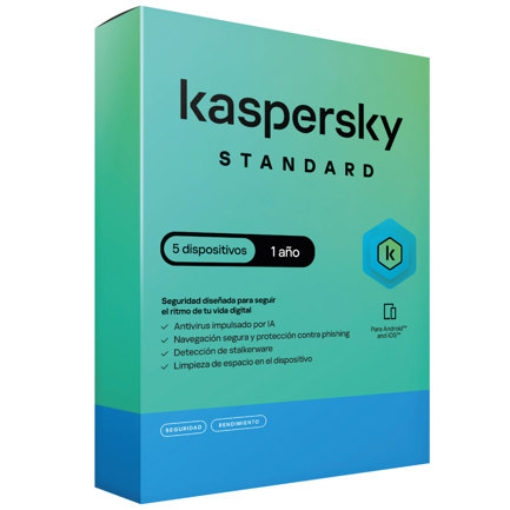 Imagen de Licencia Antivirus Kaspersky Standard 1 Año 5 Dispositivos
