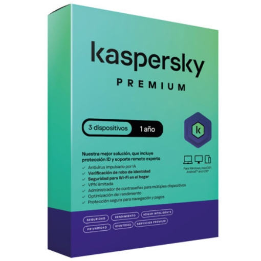 Imagen de Licencia Antivirus Kaspersky Premium 1 Año 3 Dispositivos
