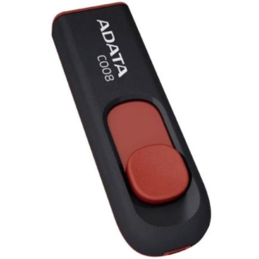 Imagen de MEMORIA USB ADATA AC008 32GB  RETAIL BLACK+RED