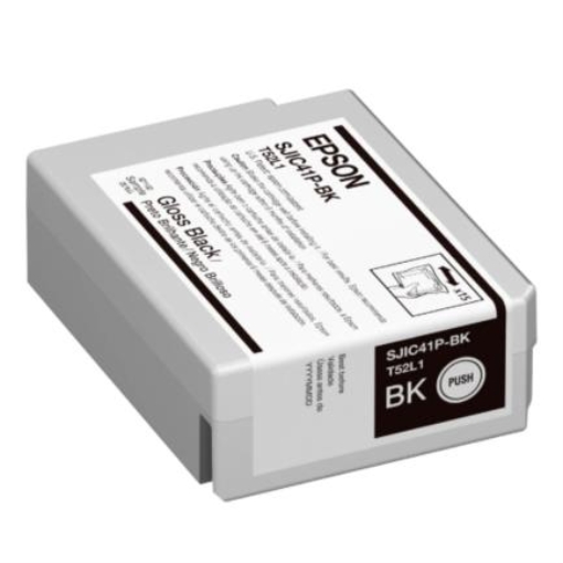 Imagen de Tinta Epson SJIC41P-BK para ColorWorks C4000 Color Negro Brillante