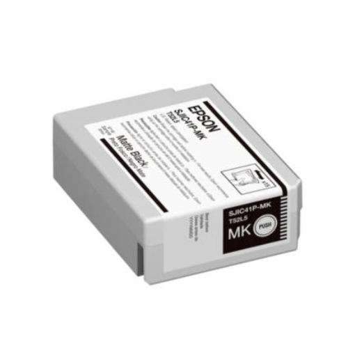 Imagen de Tinta Epson SJIC41P-MK para ColorWorks C4000 Color Negro Mate