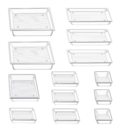 Imagen de Juego de 13 Organizadores para Cajón Nextep Transparente Pet