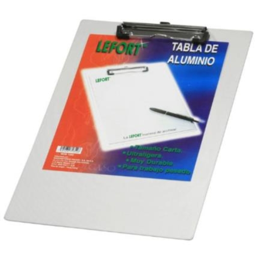 Imagen de Tabla Lefort Aluminio con Clip Metálico Carta