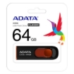 Imagen de MEMORIA USB ADATA 64GB C008 NEGRA ROJO
