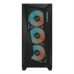 Imagen de Gabinete Gigabyte C301G Gamer Media Torre Mini ITX/Micro ATX/ATX/EATX GPU Vertical Cristal Templado Color Negro