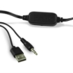 Imagen de Bocinas Vorago Start The Game SPK-108 RGB Sonido 2.0 Alimentación USB/3.5mm Color Negro