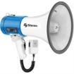 Imagen de Megáfono Steren de 25W con Reproductor MP3 AUX 3.5mm Micrófono Tipo Patrullero