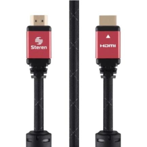 Imagen de Cable HDMI Steren 4K Tipo Cordón con Filtros de Ferrita 3.6m