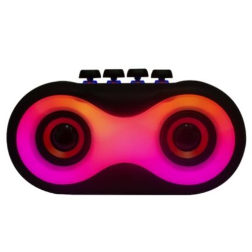 Imagen de Bocina Perfect Choice Owty LED RGB con Teclas Mecánicas Color Negro