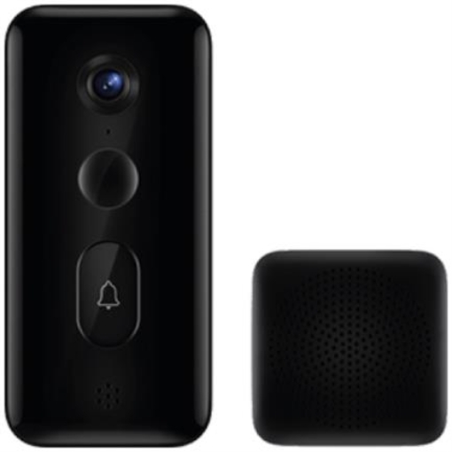 Imagen de Timbre Xiaomi Smart Doorbell 3 Reconocimiento de Personas Audio Bidireccional Color Negro
