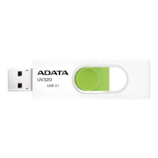 Imagen de MEMORIA USB ADATA UV320 128GB BLANCO/ VERDE  3.1