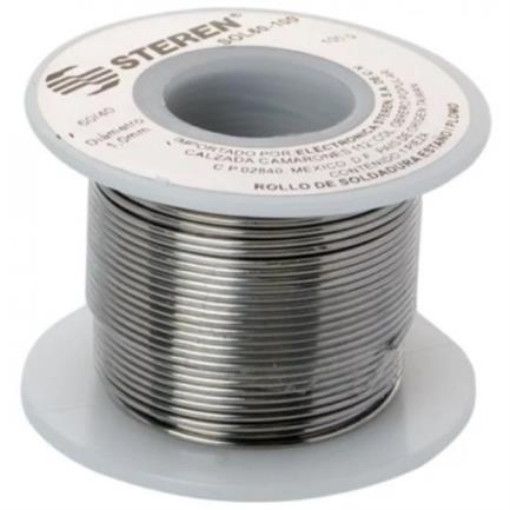 Imagen de Rollo de Soldadura Steren 100g con Aleación de Estaño-Plomo 60/40