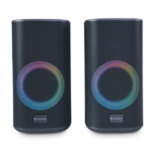 Imagen de Altavoces de Escritorio Verbatim RGB Estéreo para Juego Color Negro