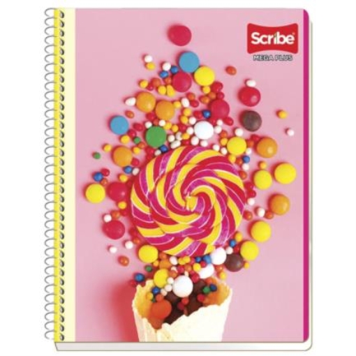 Imagen de Cuaderno Scribe Mega Plus Espiral Francés 100H 48P
