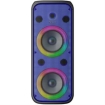 Imagen de Bafle Steren Doble 8" 600W PMPO Profesional Batería Recargable Luz LED