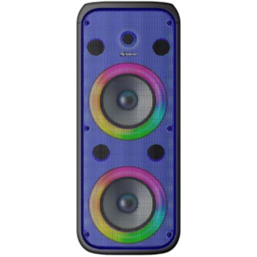 Imagen de Bafle Steren Doble 8" 600W PMPO Profesional Batería Recargable Luz LED