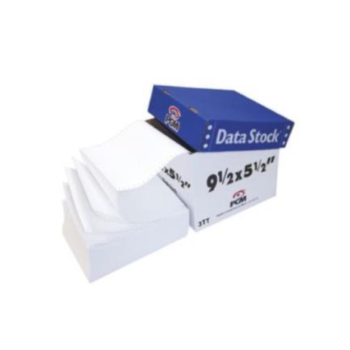 Imagen de Papel PCM Data Stock Blanco 9.5" x 5.5" 3Tanto C/2000