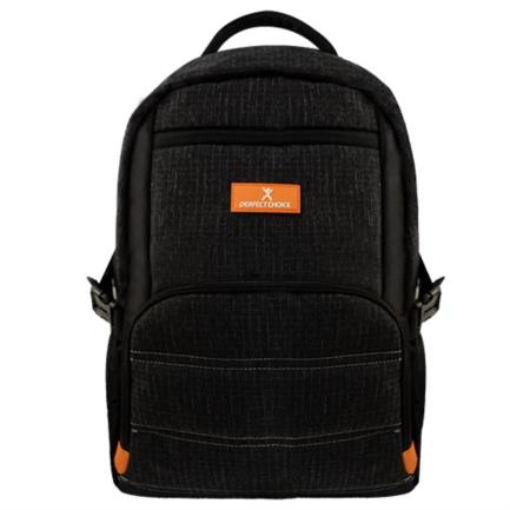 Imagen de Mochila Perfect Choice Glitch para Laptop 15.6" Color Negro