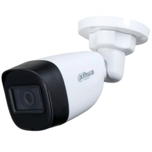 Imagen de Cámara Bullet Dahua 5MP Micrófono Integrado Lente de 2.8mm 111° de Apertura IR de 30m Starlight/IP67/CVI/CVBS/AHD/TVI