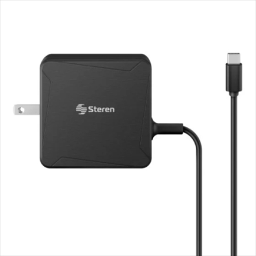 Imagen de Cargador Steren USB-C 65W Power Delivery Color Negro