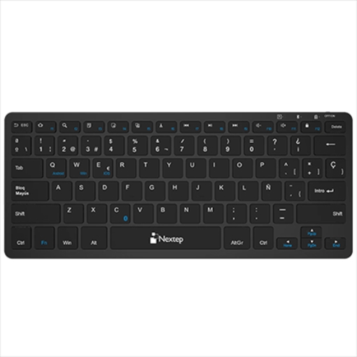 Imagen de Teclado Nextep Inalámbrico Compacto Recargable Bluetooth