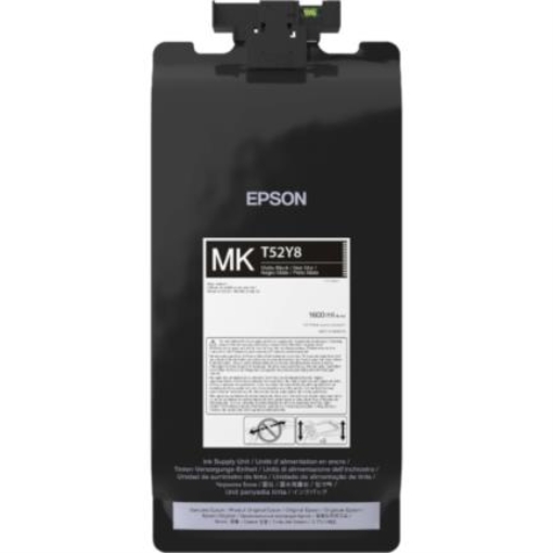 Imagen de Tinta Epson UltraChrome T52Y XD3 Alta Capacidad 1.6L Color Negro Mate