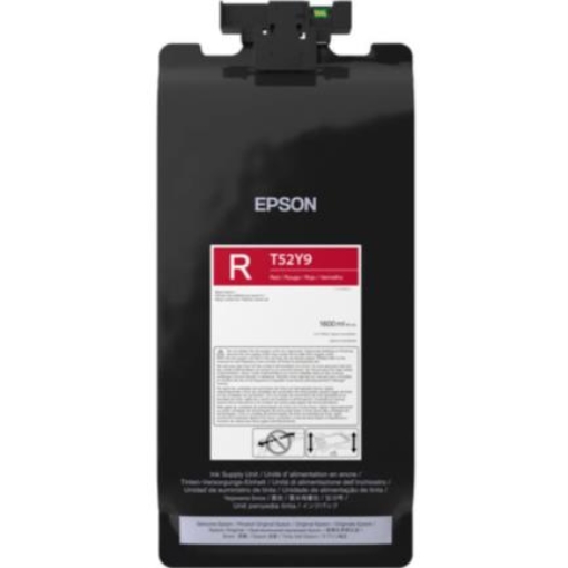 Imagen de Tinta Epson UltraChrome T52Y XD3 Alta Capacidad 1.6L Color Rojo