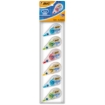 Imagen de Cinta Correctora BIC Mini Tape Fashion 5.0mm C/6 Pzas