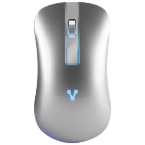 Imagen de Mouse Vorago MO-305 Slim LED RGB Inalámbrico Recargable 800/1200/1600 dpi Color Plata