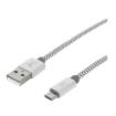 Imagen de Cable USB Perfect Choice Tipo A a Micro Trenzado 1m Color Gris