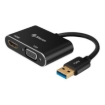 Imagen de Adaptador Steren USB 3.0 a HDMI/VGA Color Negro